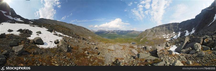 mountains in summer. Panorama