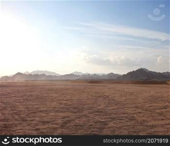 Mountains landscape in Egypt, Africa