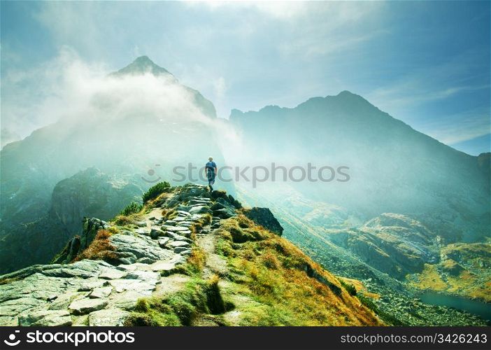 Mountains landscape. Tatra colorful picture