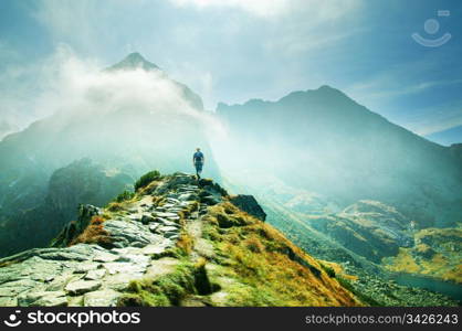 Mountains landscape. Tatra colorful picture