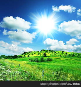 mountains meadow