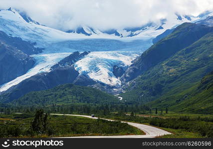 Mountains of Alaska in summer