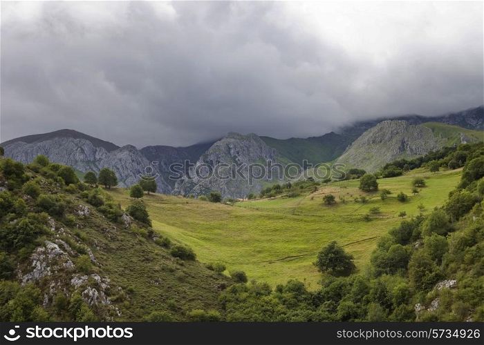 Mountains of Picos de Europa in the north of spain