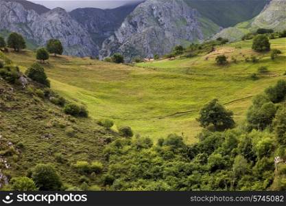 Mountains of Picos de Europa in the north of spain