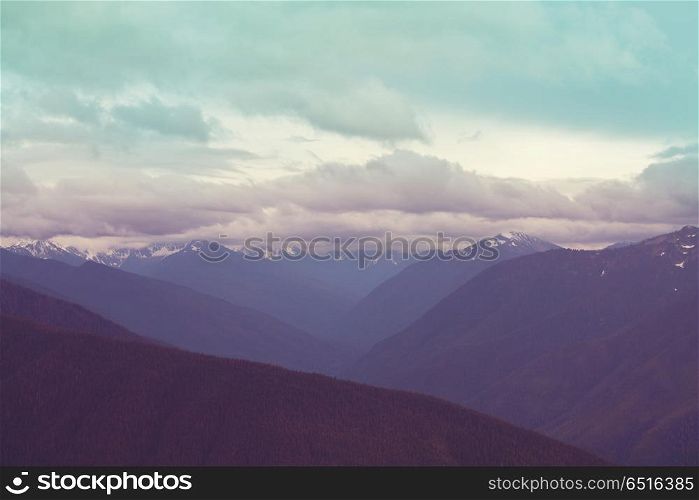 Mountains. Picturesque mountain landscape on sunny day in Summer time. Good for natural background.