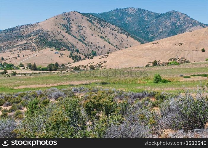 Mountains surrounding Shasta Valley in Far Northern California