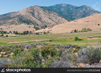 Mountains surrounding Shasta Valley in Far Northern California