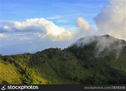 mountains with Tropical rain forest