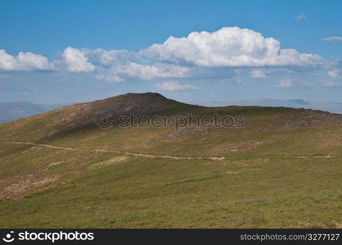 Moutains landscape view beauty at Arouca, Portugal.