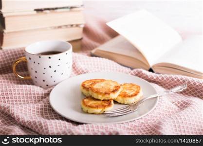 mouth-watering cottage cheese pancake for breakfast