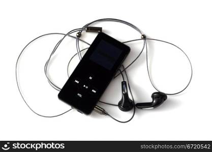 mp3 player with head phones