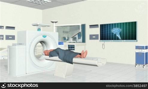 MRI Scanner at Hospital, Alpha
