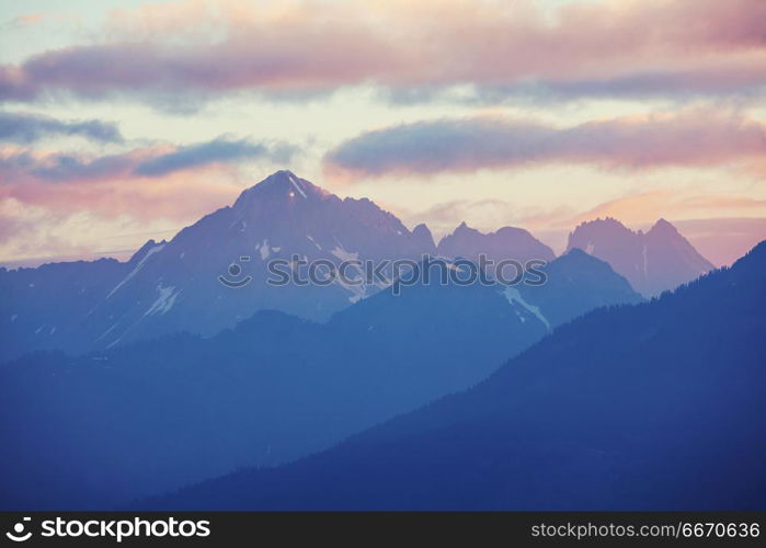 Mt Baker Area. Mt. Baker recreation area, Washington, USA