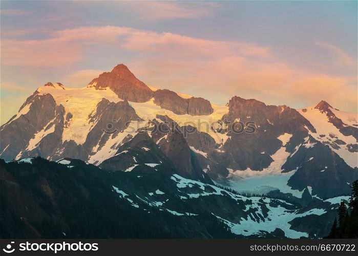 Mt Shuksan. Mount Shuksan in Washington, USA
