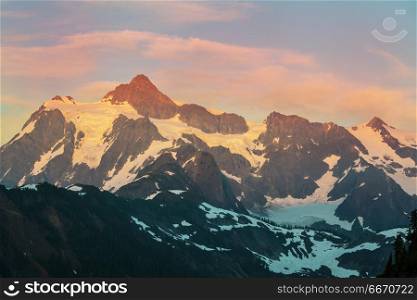 Mt Shuksan. Mount Shuksan in Washington, USA