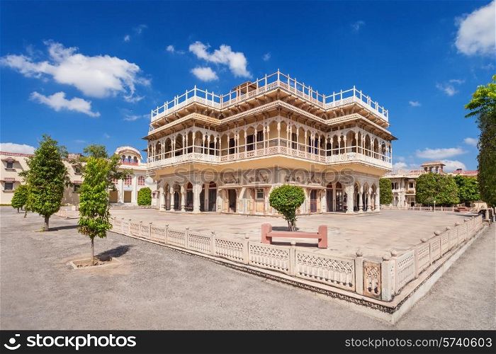 Mubarak Mahal Palace (City Palace) in Jaipur, India
