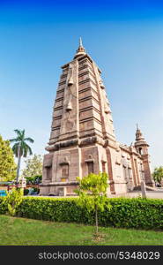 Mulagandhakuti Vihara Temple in Sarnath, Varanasi, India