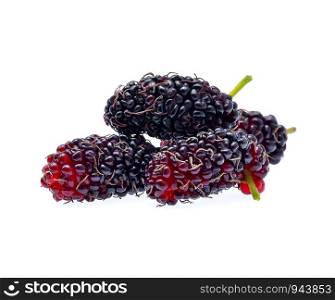 Mulberry isolated on white background