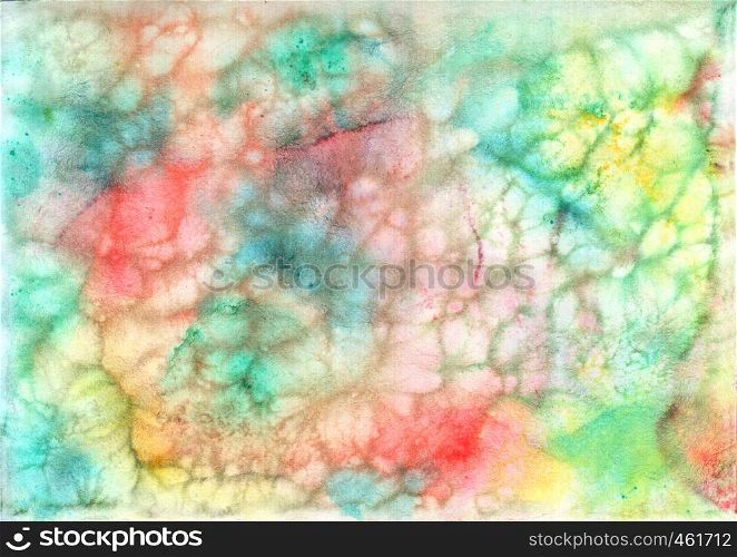 Multi-colored colorful watercolor background for design and decoration