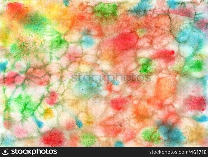 Multi-colored colorful watercolor background for design and decoration