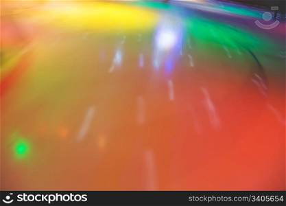 Multi-coloured blured abstract skating rink in movement