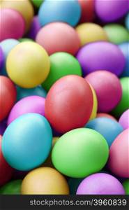 multi fresh color eggs, for easter holiday