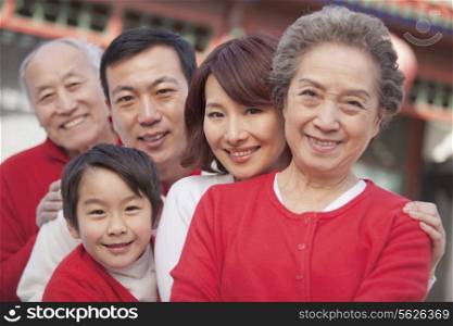 Multi-generation Family in Traditional Chinese Courtyard