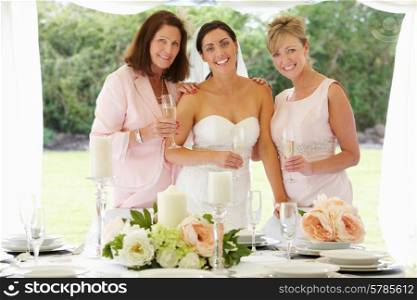 Multi Generation Women At Wedding
