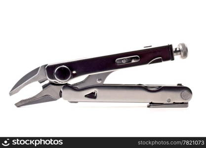 Multi-tool isolated on white background