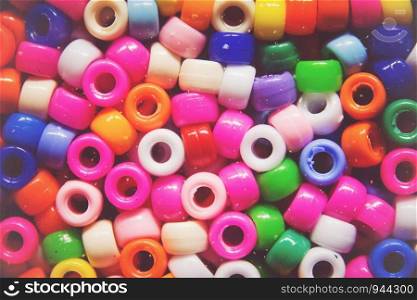 Multicolor glass beads, background