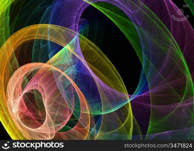 multicolored abstract background - high quality rendered image