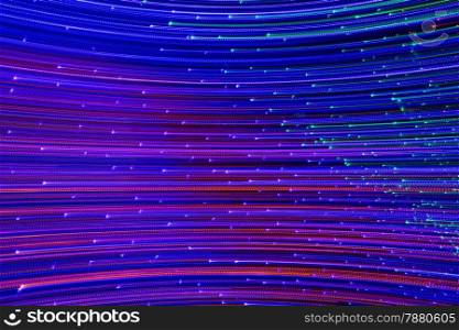 Multicolored abstract background, using motion blur from tunnel lights night
