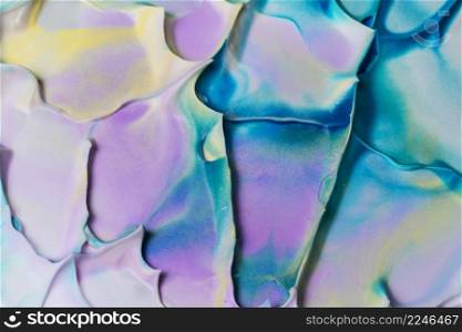 multicolored artistic design texture foam surface