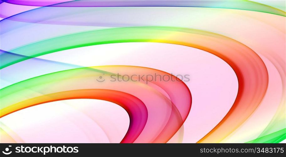 multicolored background - abstract theme with smooth curves