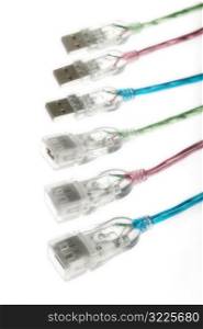 Multicolored Computer Cables
