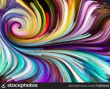 Multicolored Light. Wallpaper Paint series. Backdrop design of colorful background lines for works on art, design, creativity and imagination