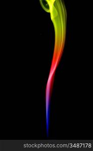 multicolored smoke natural abstract background