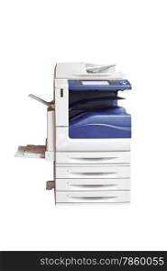 multifunction laser printer, scanner, xerox, isolated on white background
