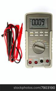 Multimeter isolated on a white background