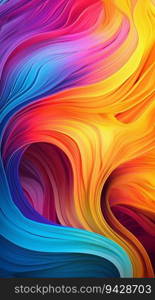 Multitonal Swirls of Bright and Colorful Liquid Abstract Background. Generative ai. High quality illustration. Multitonal Swirls of Bright and Colorful Liquid Abstract Background. Generative ai