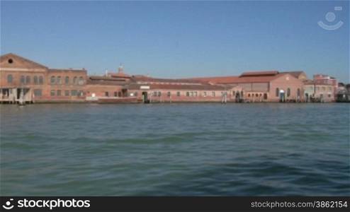 Murano Island and venetian lagoon