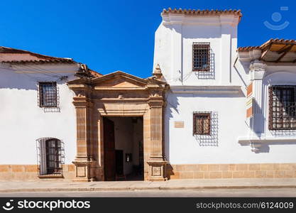 Museo Charcas (University Museum Colonial and Anthropological) in Sucre, Bolivia