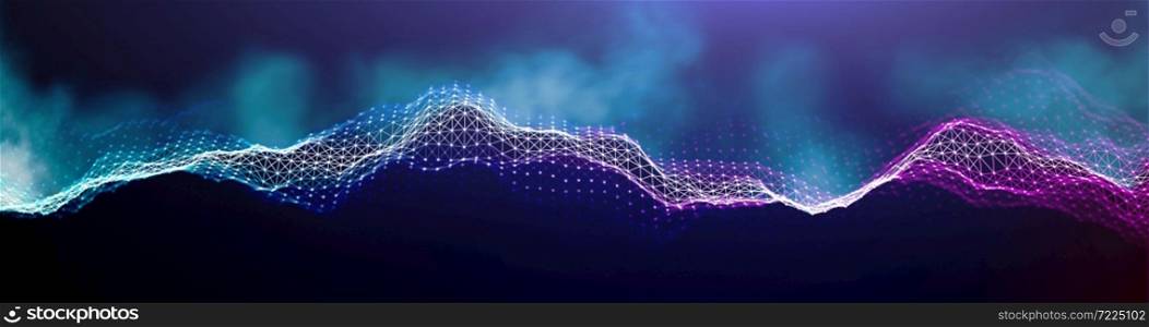 Music abstract background blue. Equalizer for music, showing sound waves with music waves, music background equalizer. Music abstract background blue. Equalizer for music, showing sound waves with music waves, music background equalizer vector concept.