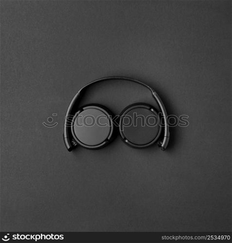 music arrangement with black headphones 2