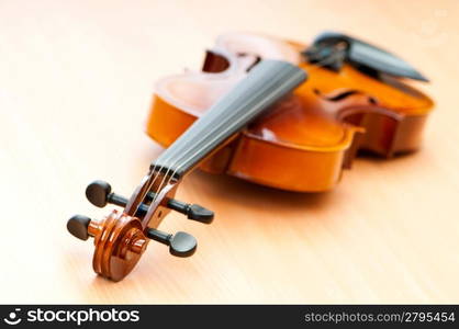 Music concept with violin