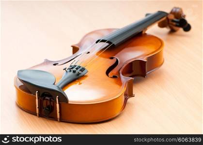 Music concept with violin