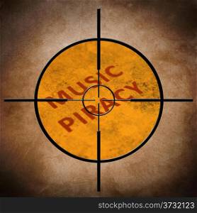 Music piracy target