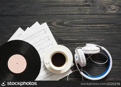 music still life with coffee