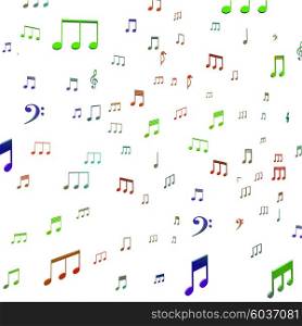 Musical Notes Showing Music Audio Sound Or Entertainment