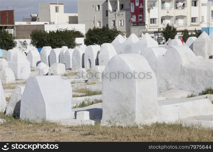 Muslim cemetery, Kairouan, Tunisia